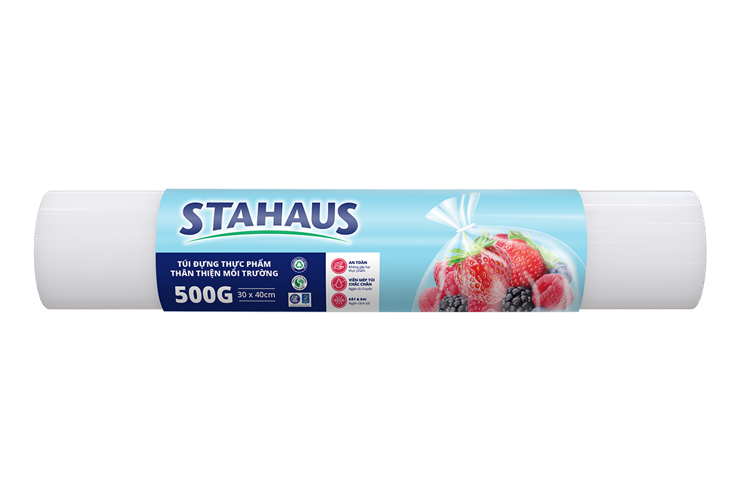 Túi đựng thực phẩm TTMT STAHAUS 30x40cm cuộn 500Gr